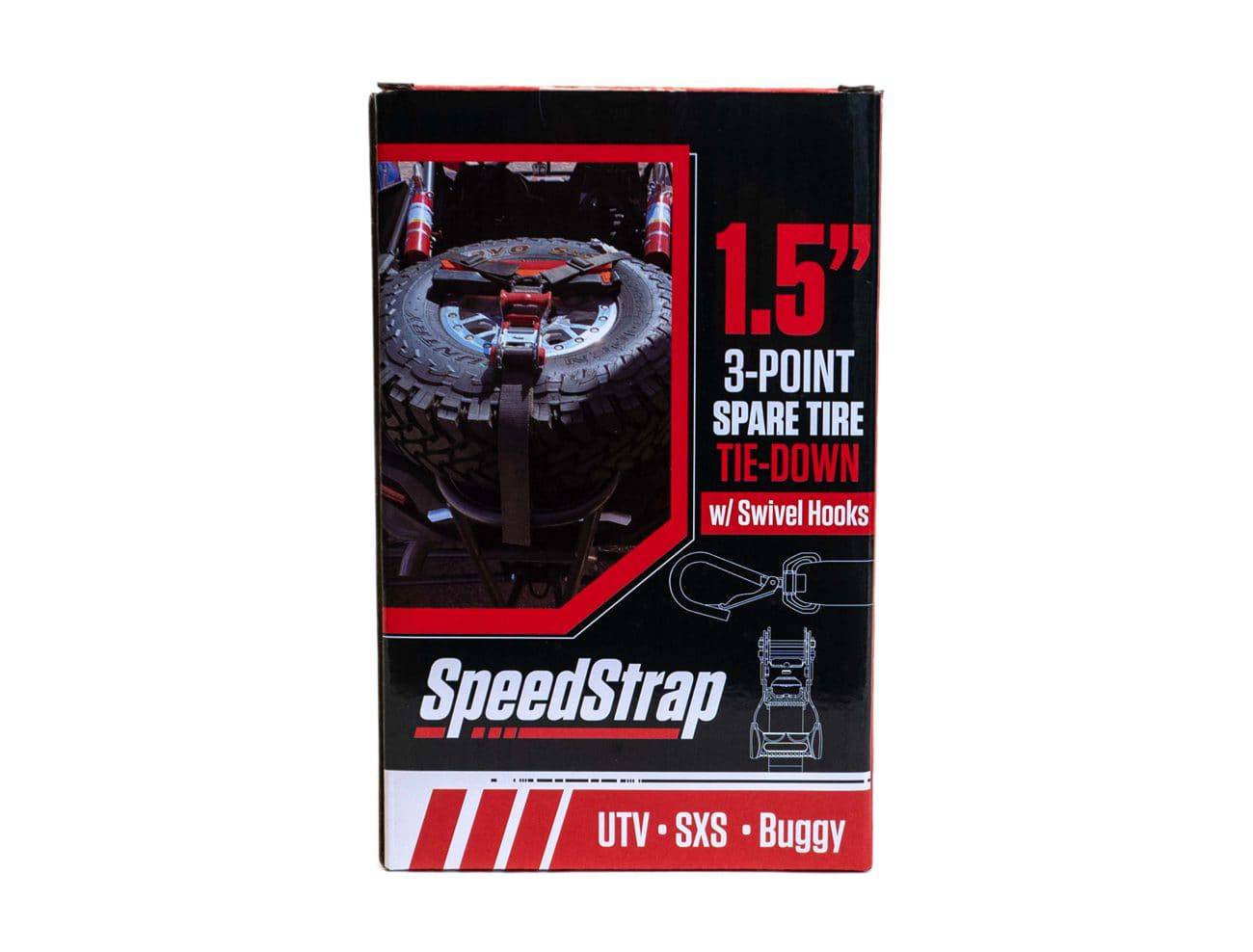 Speed Strap 1.5″ 3-Point Spare Tire Tie-Down With Swivel Hooks - G Life UTV Shop Parts