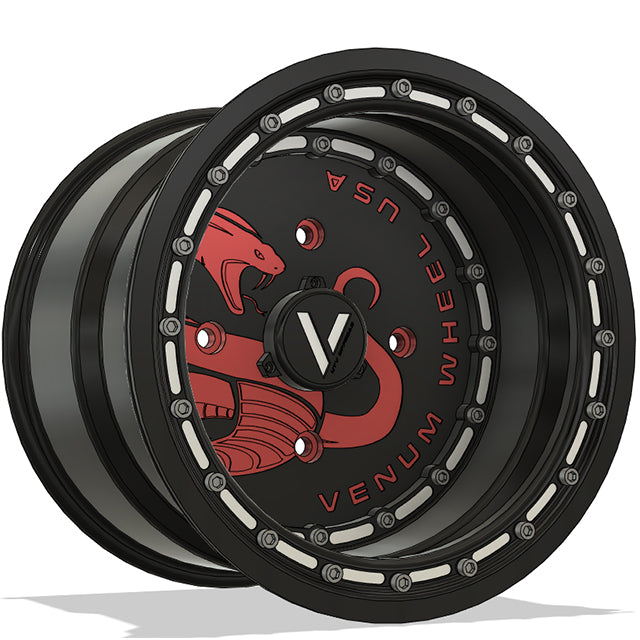 V-12 Beadlock UTV Wheels Lightweight Billet Aluminum For Can Am RZR YXZ
