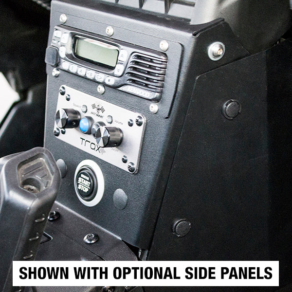 X3 Pillar Replacement Bracket Kenwood Installed