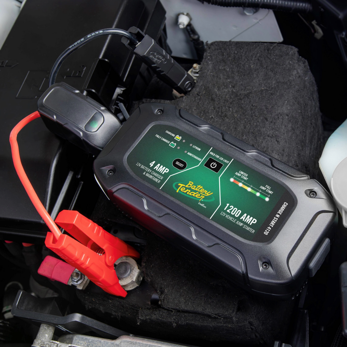 Charge N Start 4120 — 4 Amp Battery Charger & 1200 Amp Jump Starter