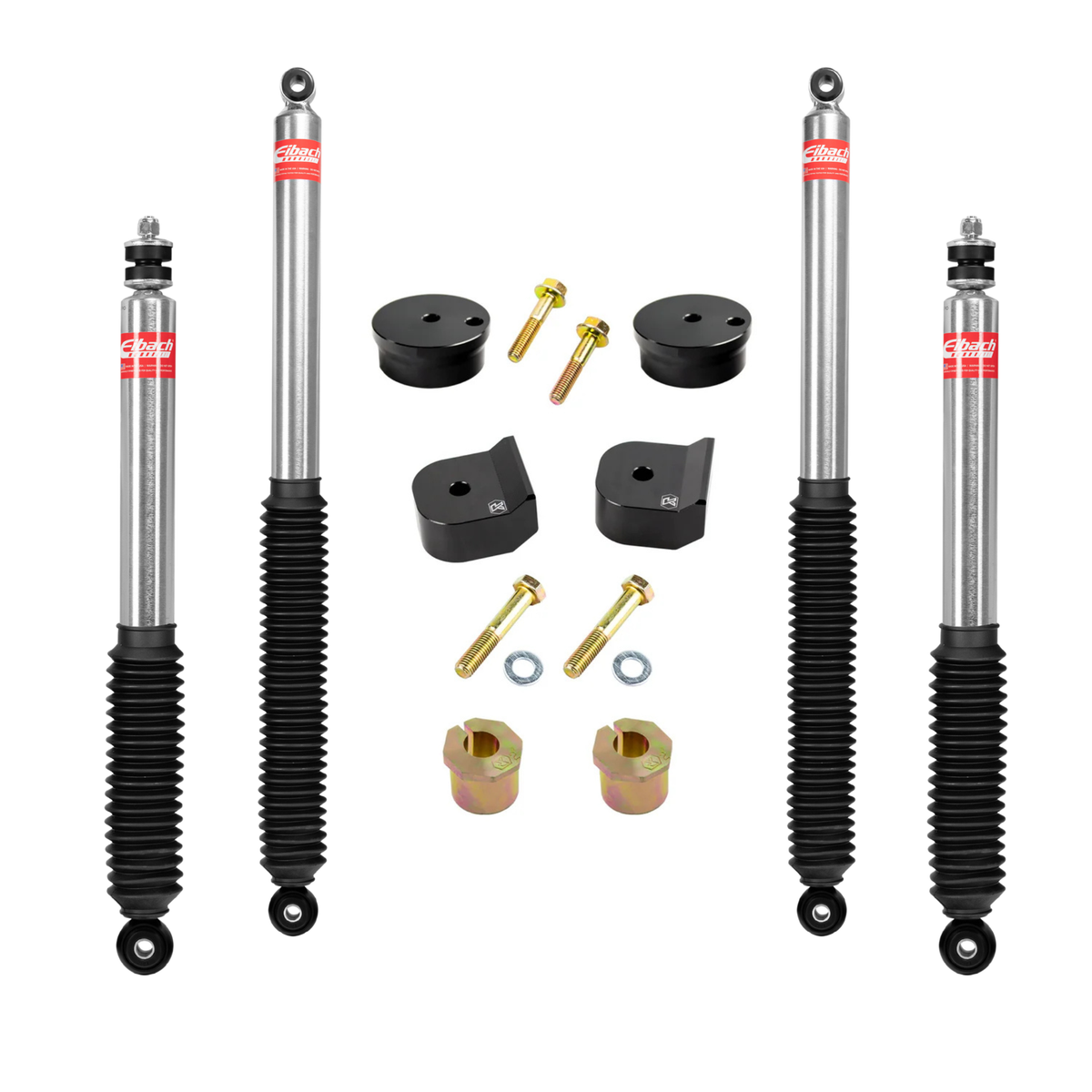 Kryptonite Stage 1 Leveling Kit with Eibach Shocks for 2005-2016 Ford Super Duty F-250/F-350