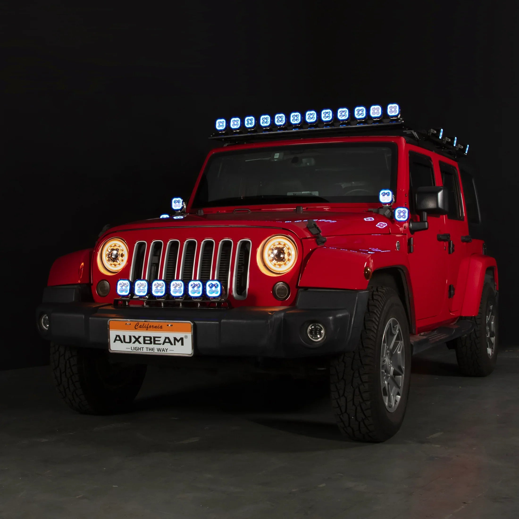Color Play Series 3 Inch 116W RGB LED Pod Lights Combo Off Road Lights With 8 Backlight Options