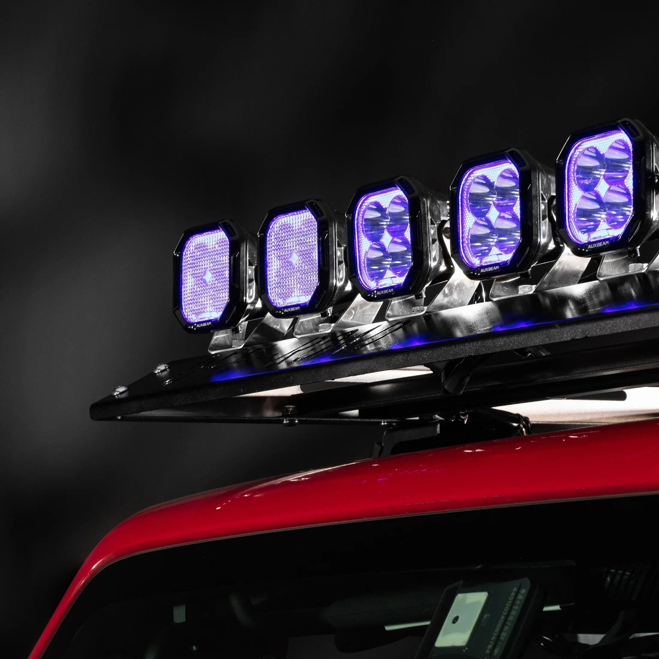 Color Play Series 3 Inch 116W RGB LED Pod Lights Spot Off Road Lights With 8 Backlight Options