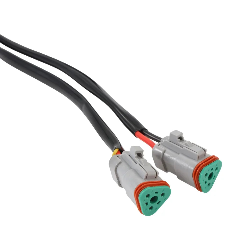 2.5M 16AWG Wiring Harness Customized for AUXBEAM Pod Lights with Single DRL