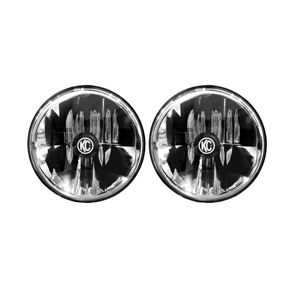 7" Gravity® LED DOT Headlight - Driving Beam - Pair - 07-18 Jeep JK - # 42351