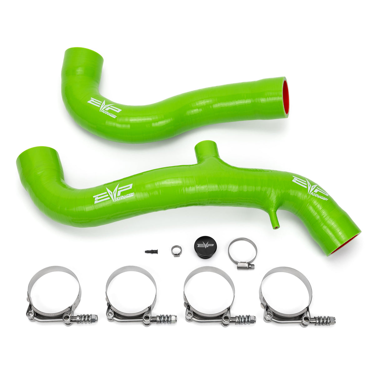 Evolution Powersports - Turbo Accessories - EVP Silicone Charge Tube for Kawasaki Teryx H2 - Green
