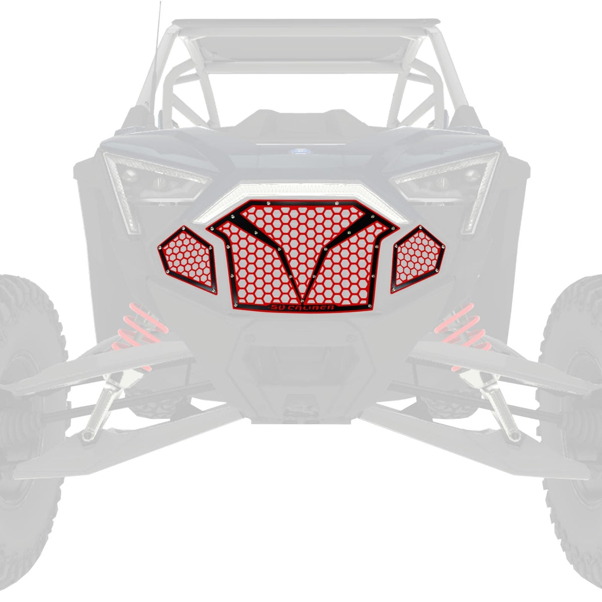 3 Piece Laser Cut Steel Grille RZR PRO R & Turbo R