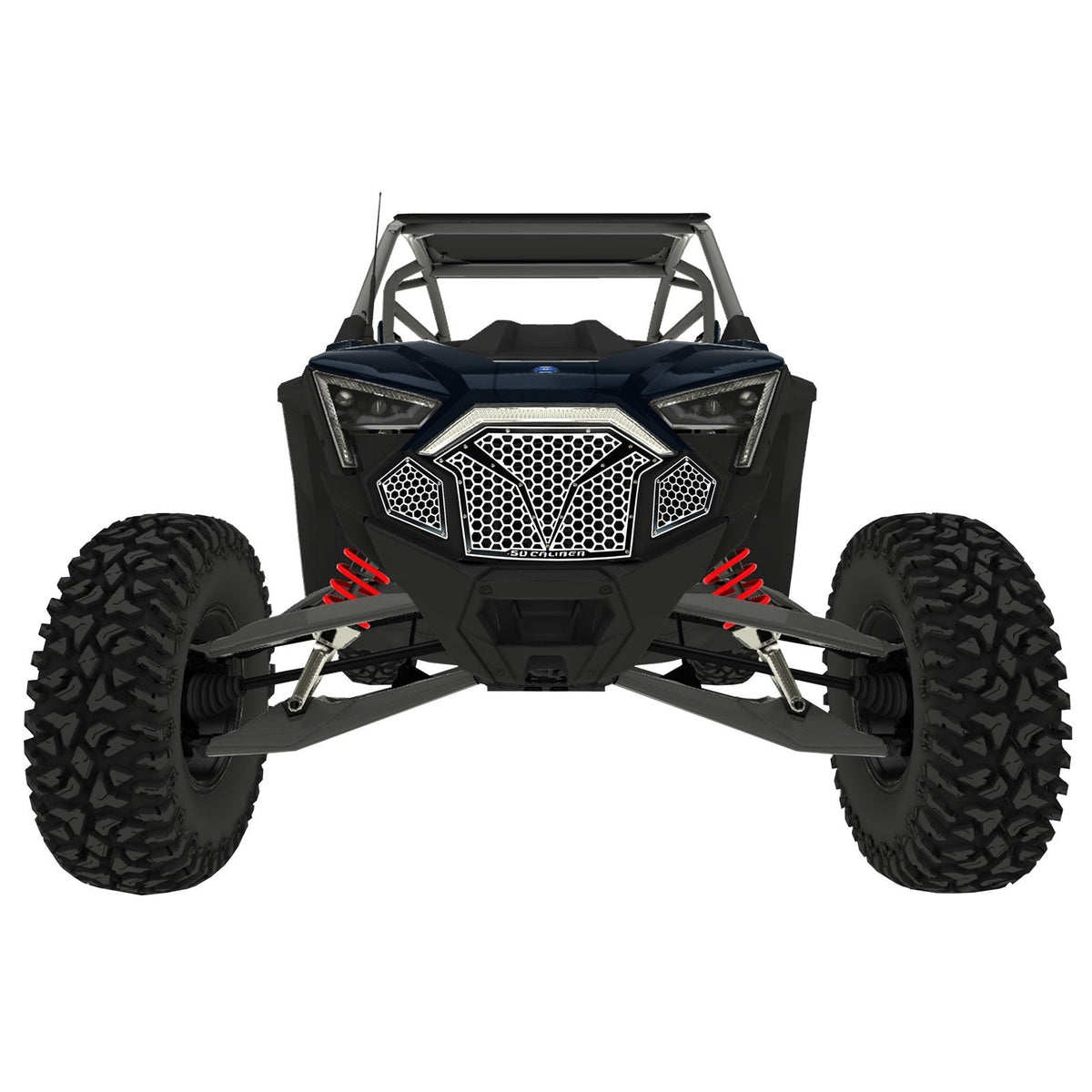 3 Piece Laser Cut Steel Grille RZR PRO R & Turbo R