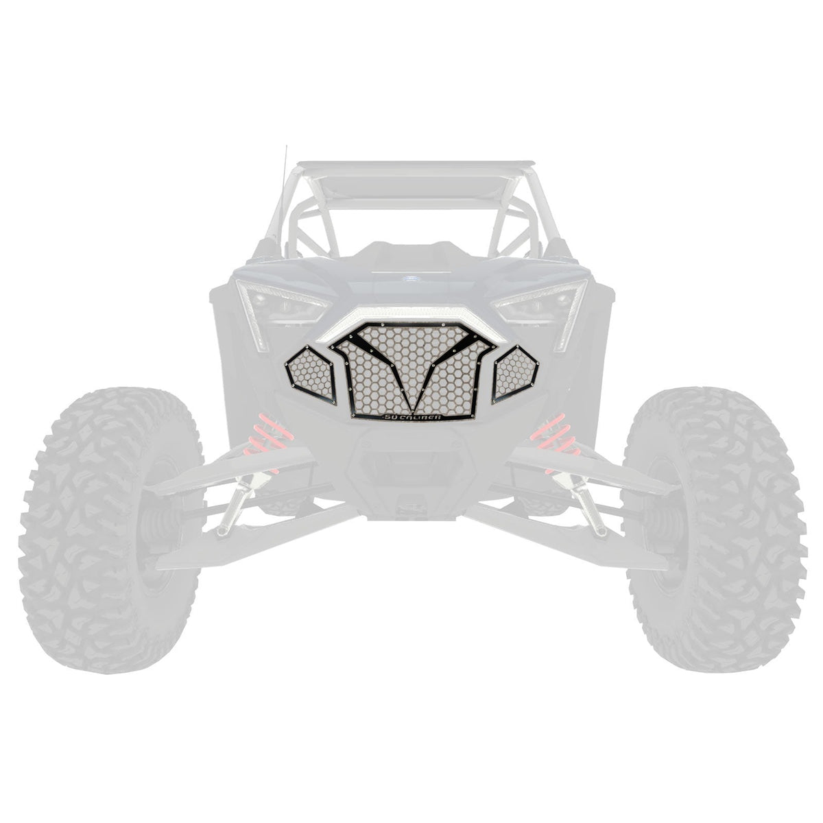 3 Piece Laser Cut Steel Grille RZR PRO R & Turbo R