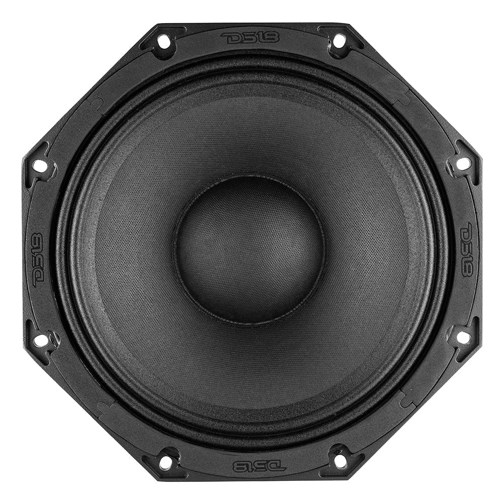 Octagonal 10" Mid-Range Loudspeaker 500 Watts Rms 8-Ohm