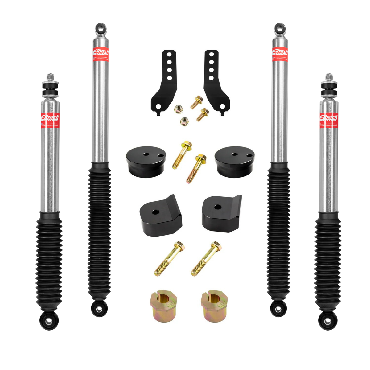 Kryptonite Stage 1 Leveling Kit with Eibach Shocks for 2017-2026 Ford Super Duty F-250/F-350