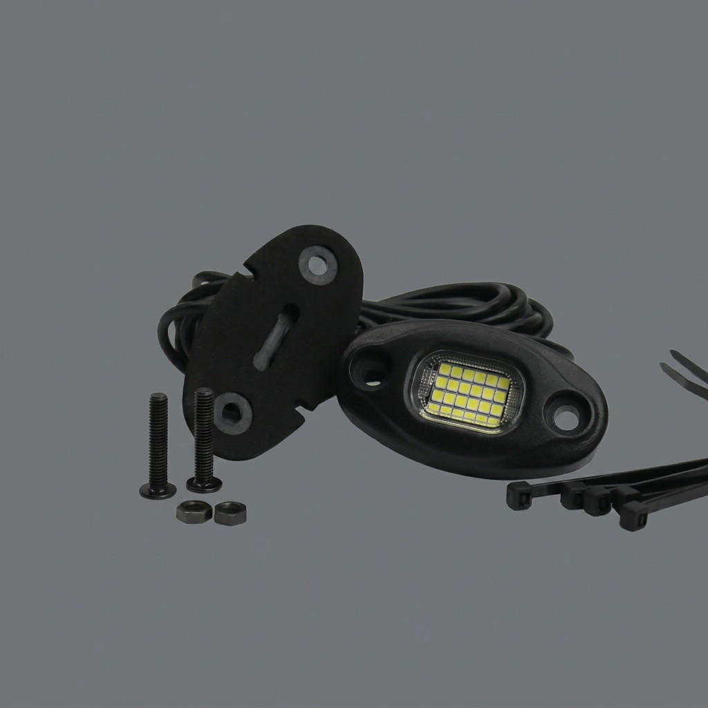 Platinum 24 LED white Rock Lights (12 PIECE)