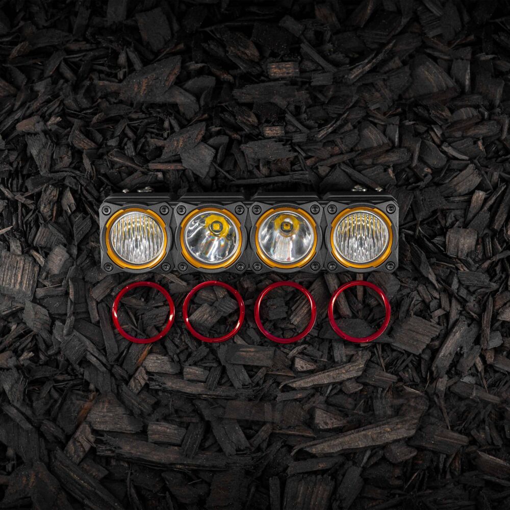 FLEX ERA® LED Light Bar - Bezel Kit for 10" Segments - Red - # 30579