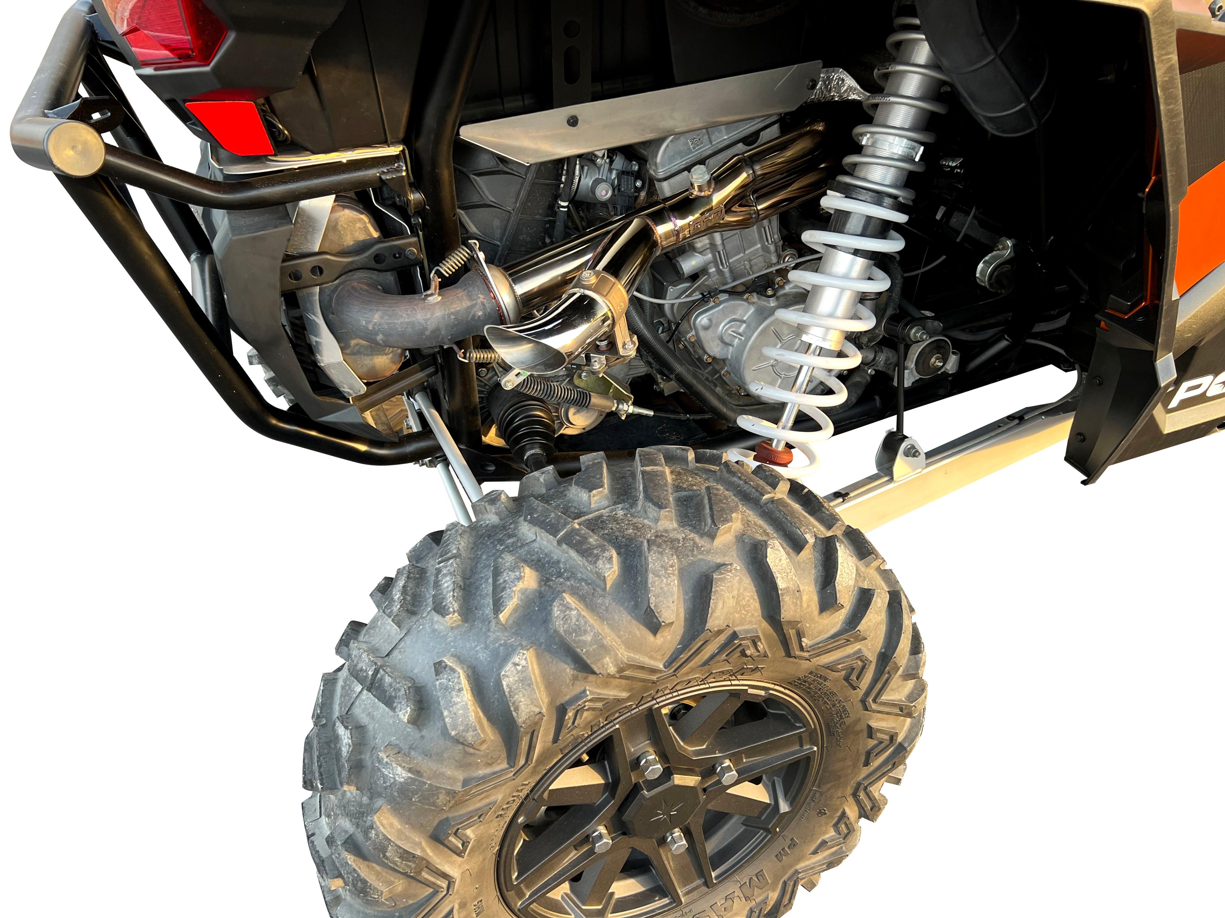 RPM SxS 2018-2023 RZR XP1000 / XP 1000 2.5" E-valve Captain's Choice Side Dump Exhaust - RPM SXS