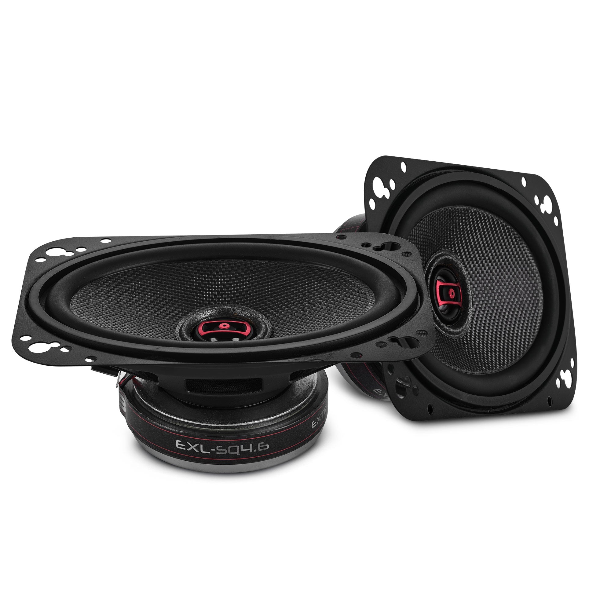 EXL 4x6” 2-Way Coaxial Speaker with Fiber Glass Cone | 60W RMS 3-Ohm