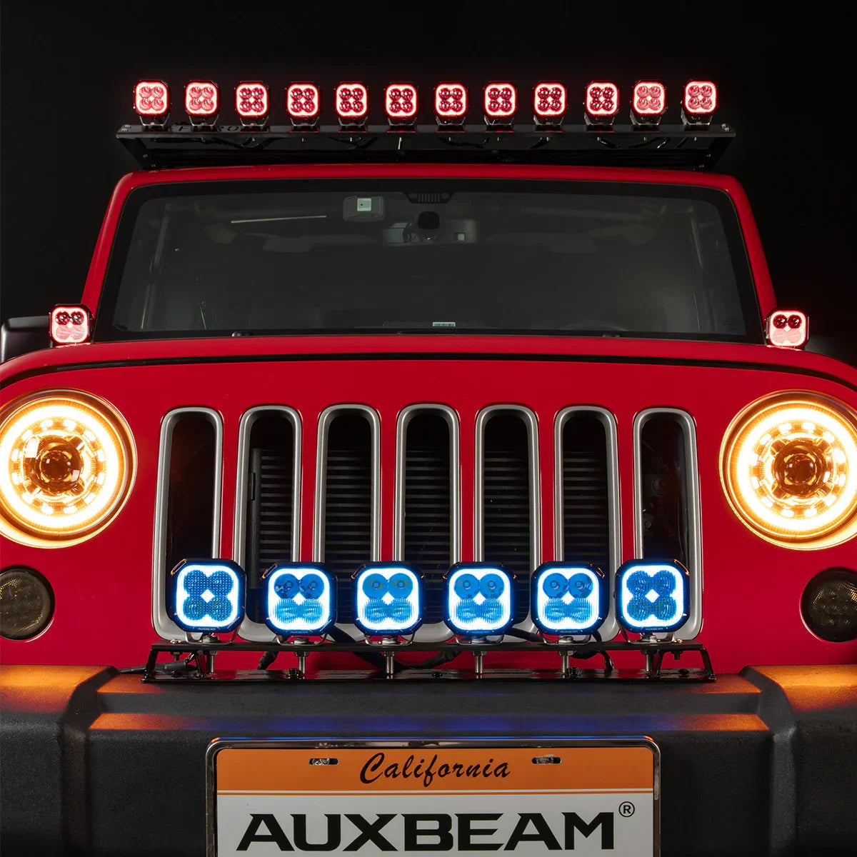 Color Play Series 3 Inch 116W RGB LED Pod Lights Off Road Lights With 8 Backlight Options