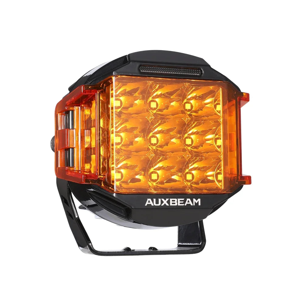 V-MAX Series 4/5/7 Inch LED Pod Lights Dark Amber Cover Light Shield Cover