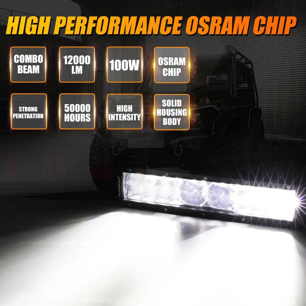 5D-PRO Series LED Light Bar with 5D Projectors For Chevy Tahoe