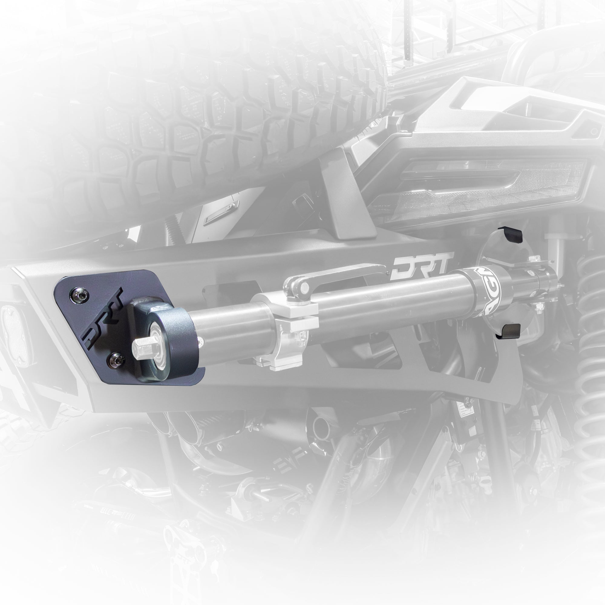 AGM Manual Jack Holder Kit for Polaris RZR Pro R Desert Runner Fixed Tire Carrier