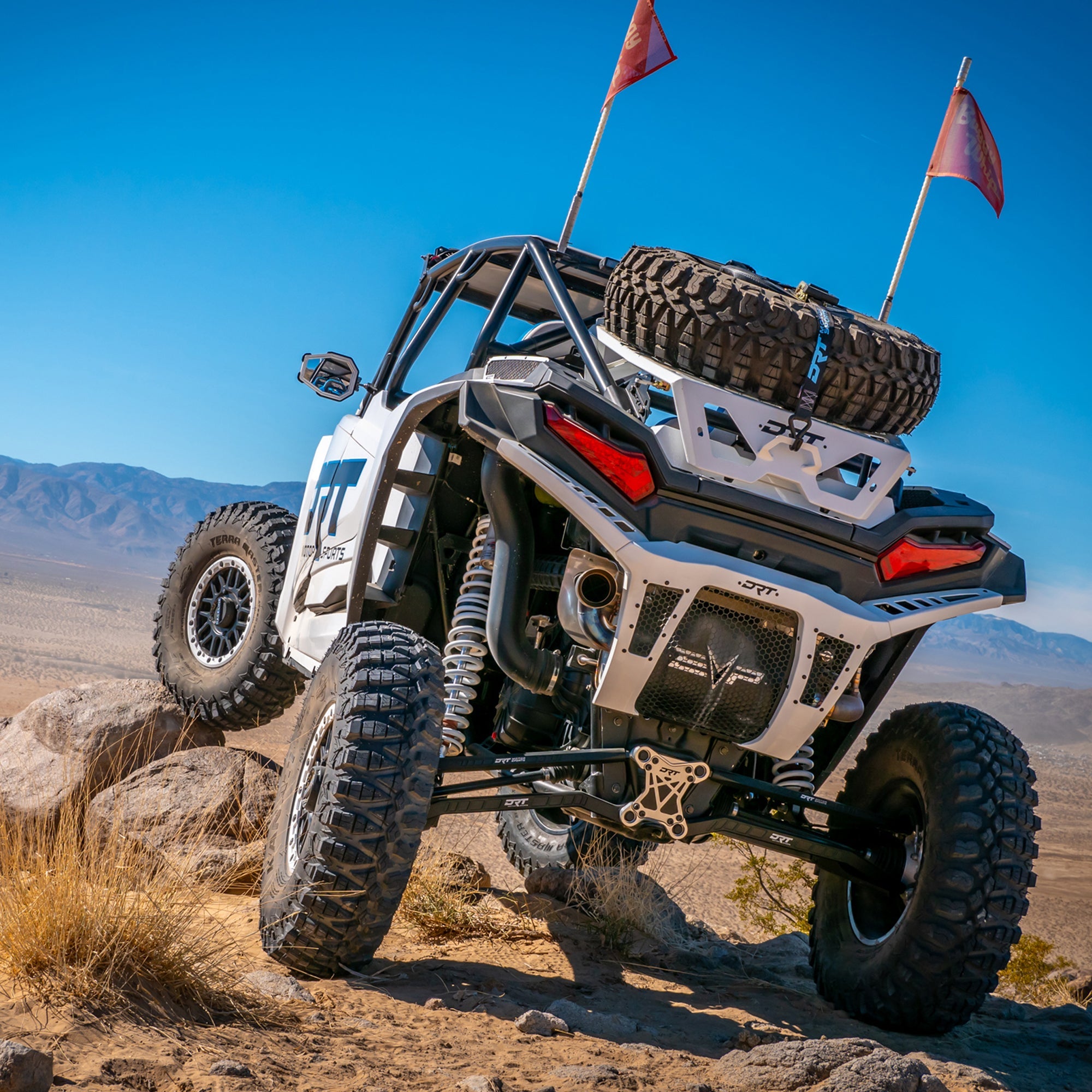 Billet Aluminum High Clearance Radius Rod Set for Polaris 2024+ RZR XP 1000/4