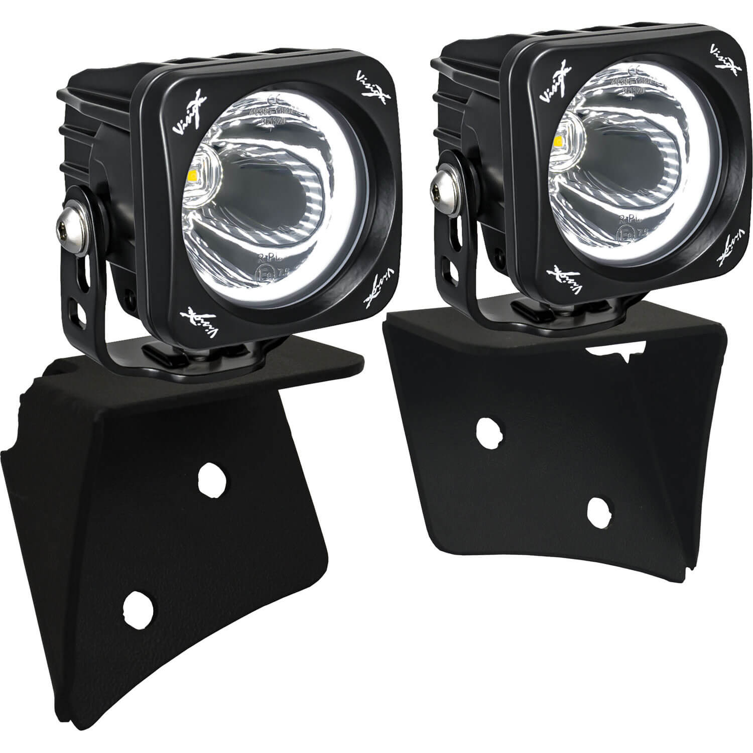 2007-2017 Jeep JK A-Pillar Mount with Optimus Halo Set