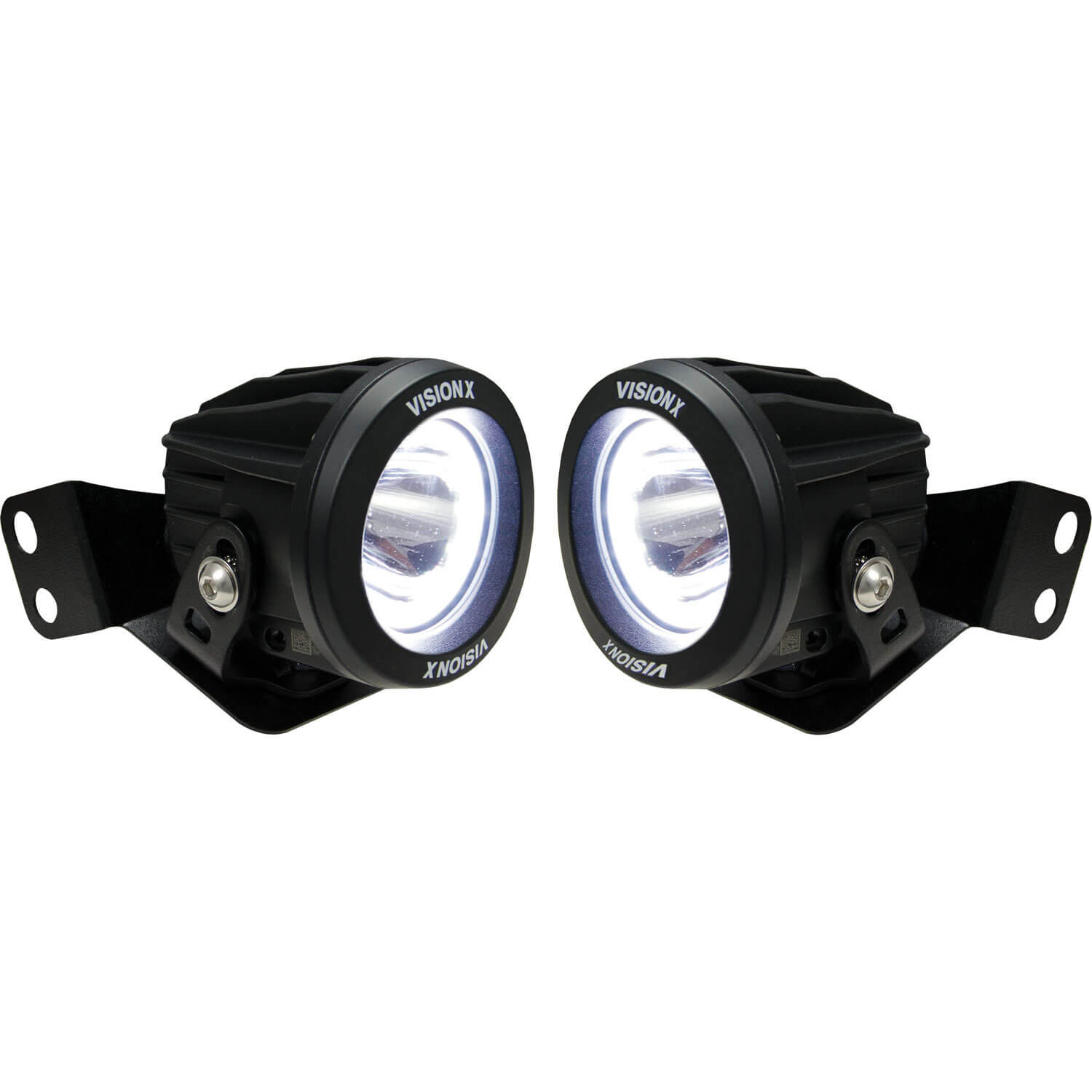 2008-2019 Polaris RZR A-Pillar Optimus Mounts (with 2 XIL-OPRH115 Lights)