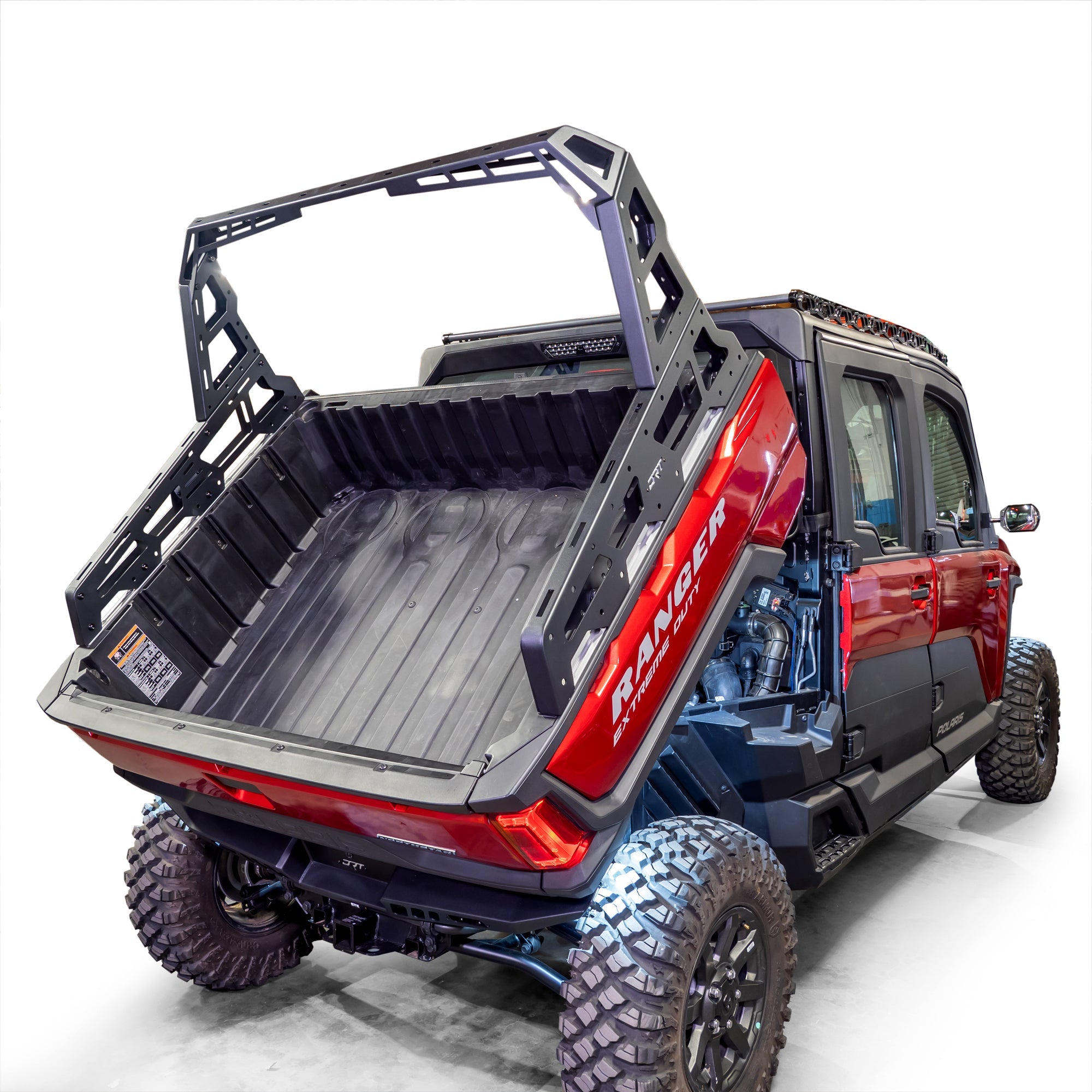 DRT Polaris Ranger XD 1500 2024+ Chase Rack System with the back open