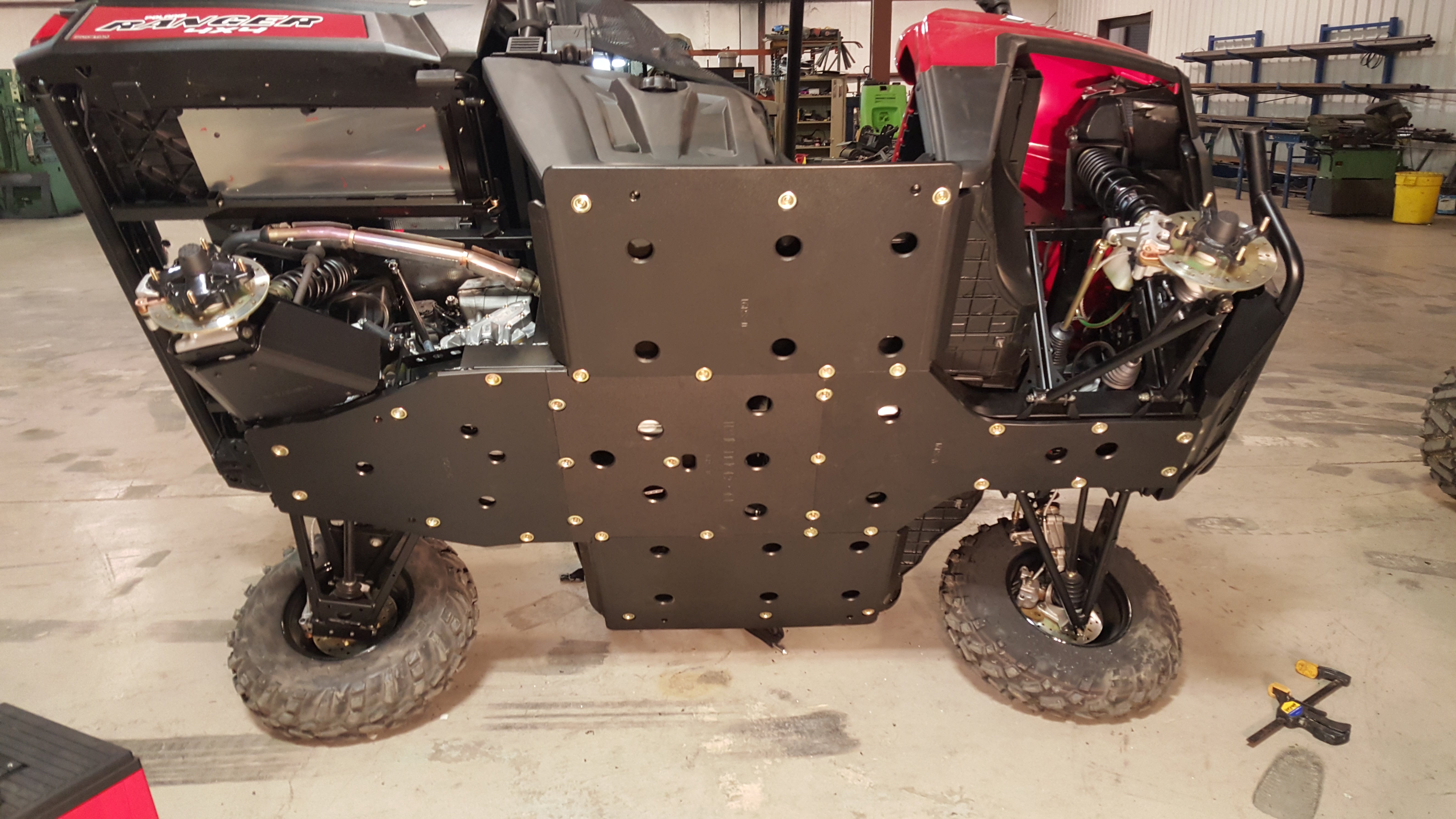 Trail Armor Polaris Ranger 570 Full Size Economy (Struts) Full Skids with Sliders 2016 - 2025