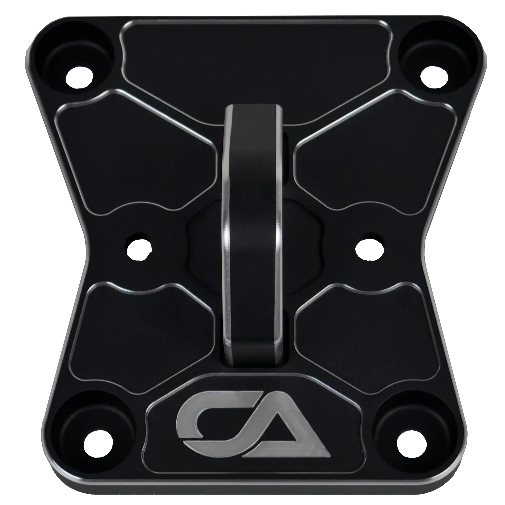 Gen 2 Pull Plate for Can-Am Maverick X3 by CA Tech, Black