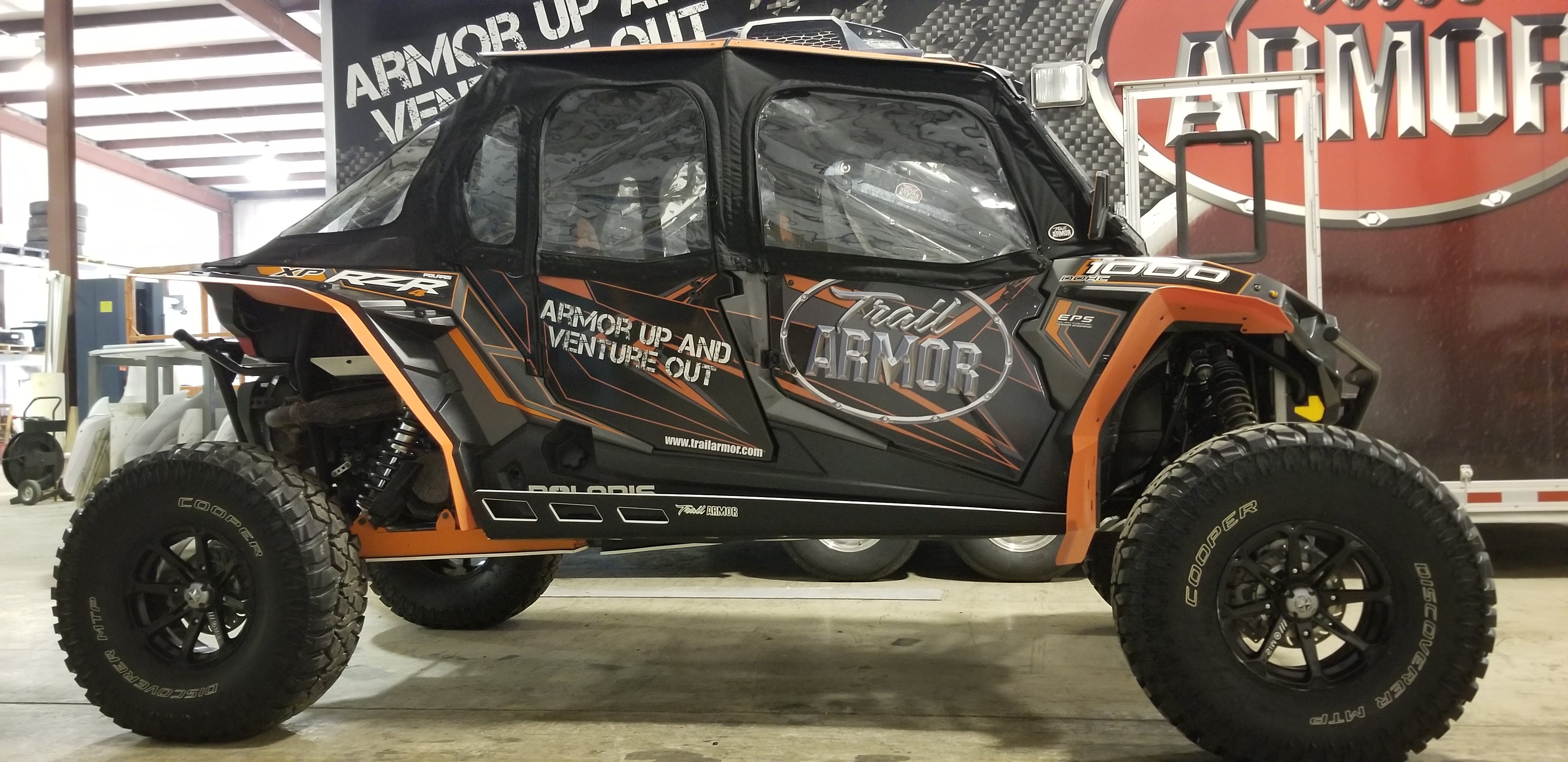 Trail Armor 2014 - 2018 RZR XP 1000, RZR XP 4 1000, RZR XP Turbo EPS, RZR XP 4 Turbo Mud Flap Fender Extensions REAR ONLY