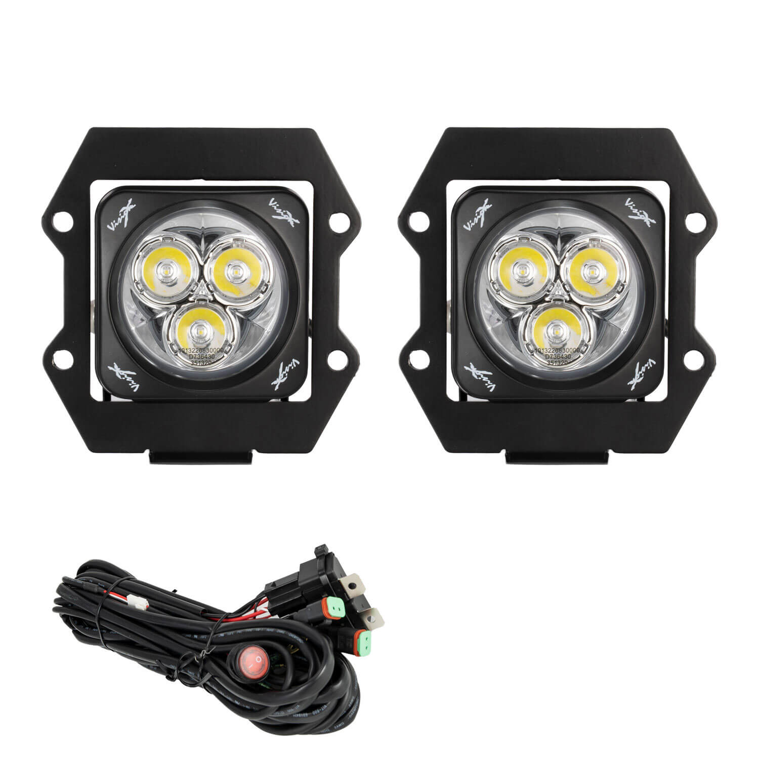 2019+ Ford Ranger LED Fog light Kit With 3.0" CG2 Multi-LED Lights