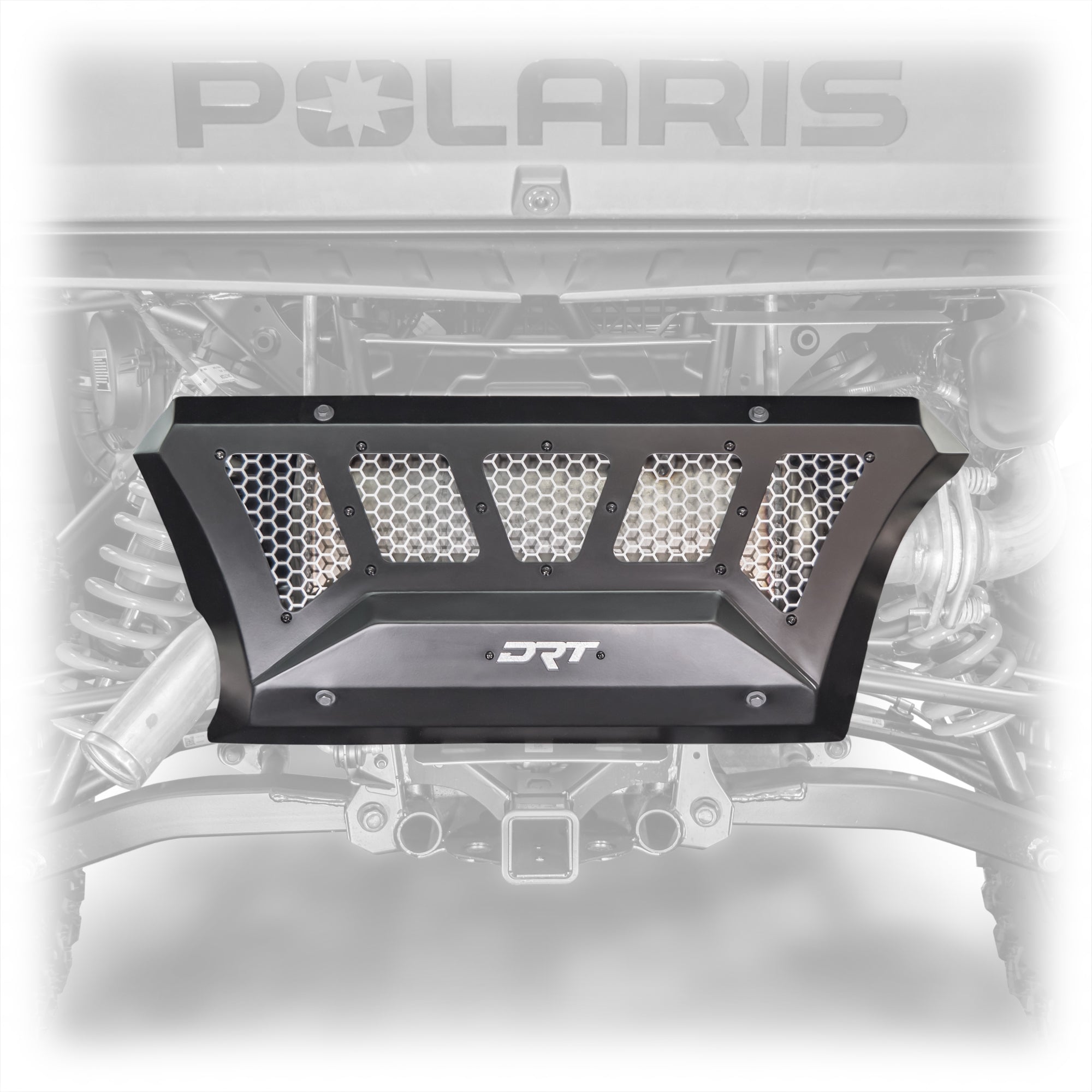 DRT Polaris 2024+ XPEDITION Exhaust Cover Front view