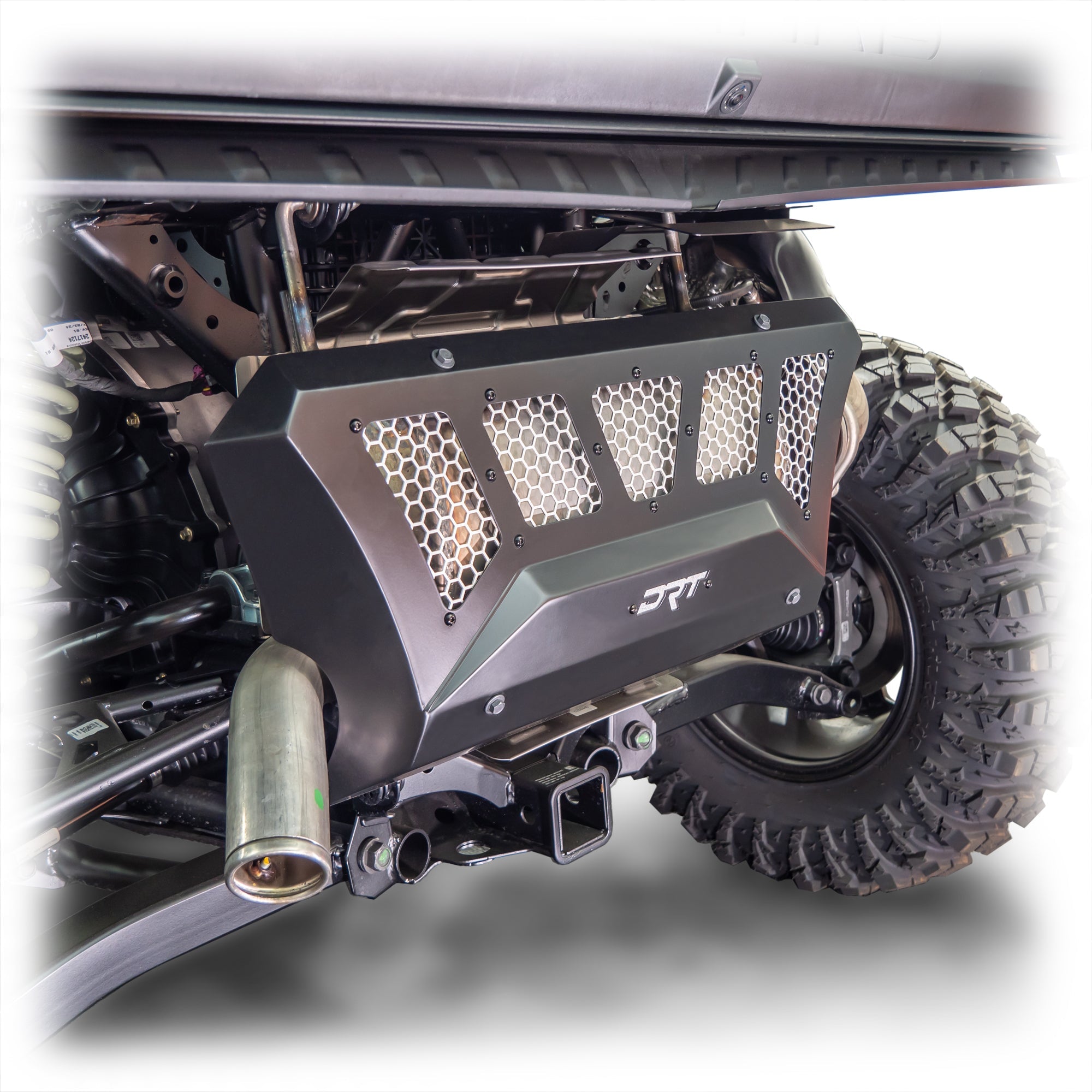 DRT Polaris 2024+ XPEDITION Exhaust Cover Side view