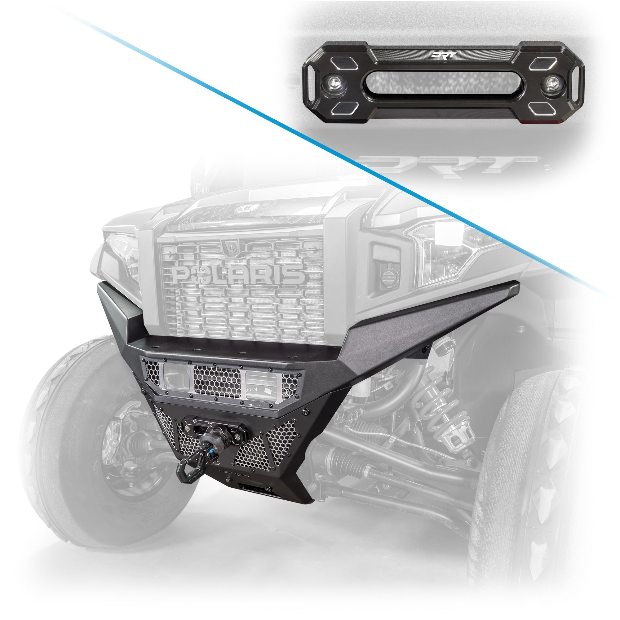Three quarter view highlighting front bumper fitment on Xpedition