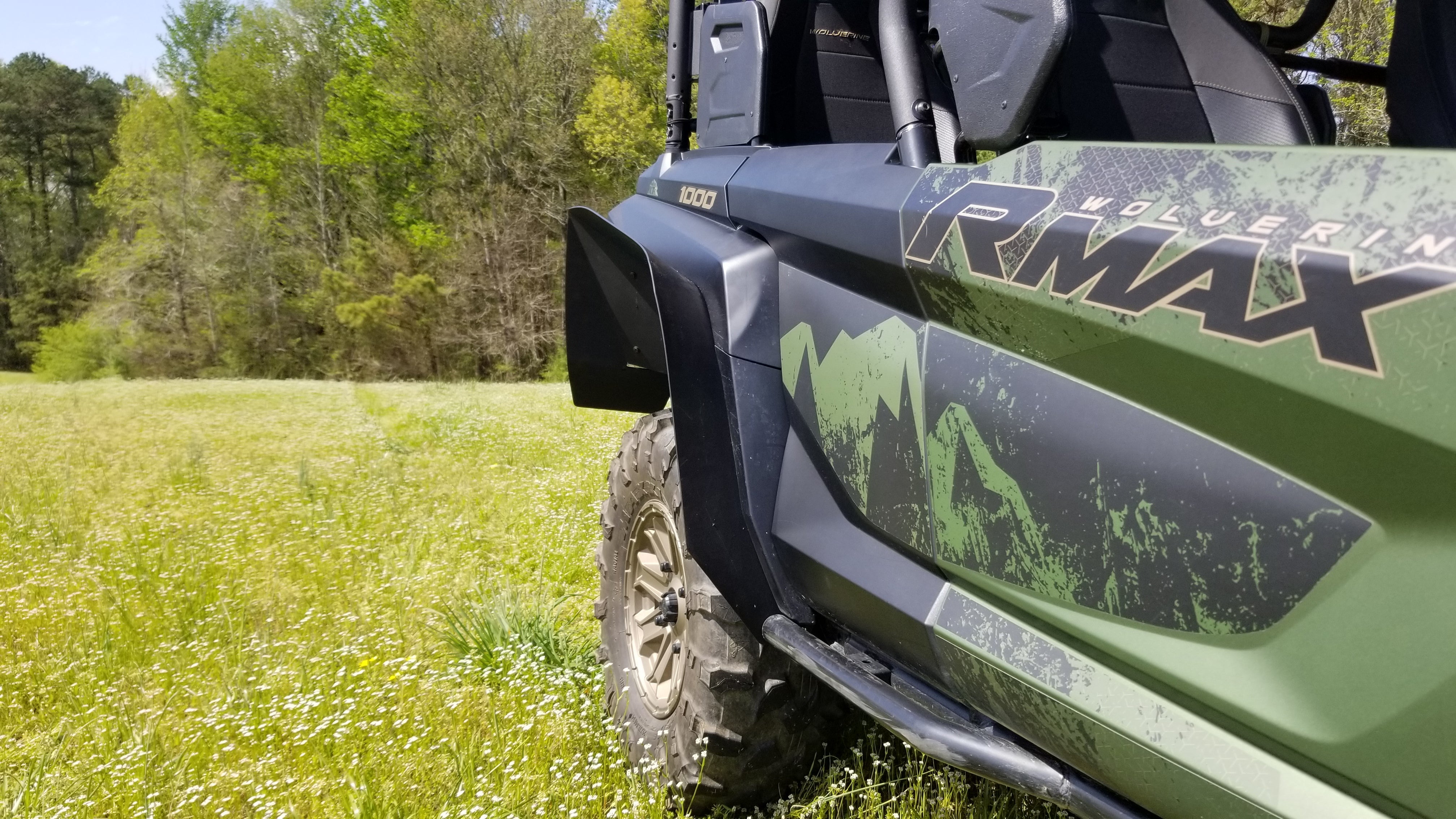 Trail Armor Yamaha Wolverine RMAX 4 Compact Mud Flap Fender Extensions 2021 - 2024