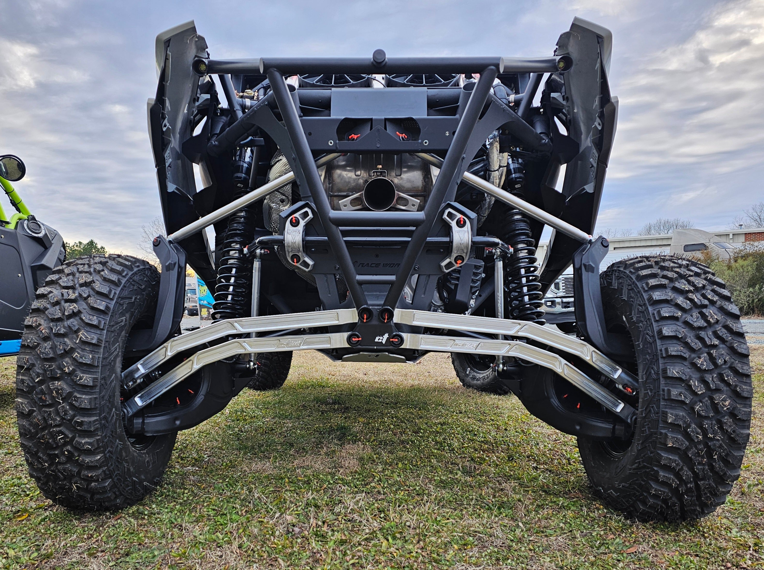 Maverick R Pro Rock High Clearance Billet Radius Rod Kit for use with Double E Rear Sway Bar