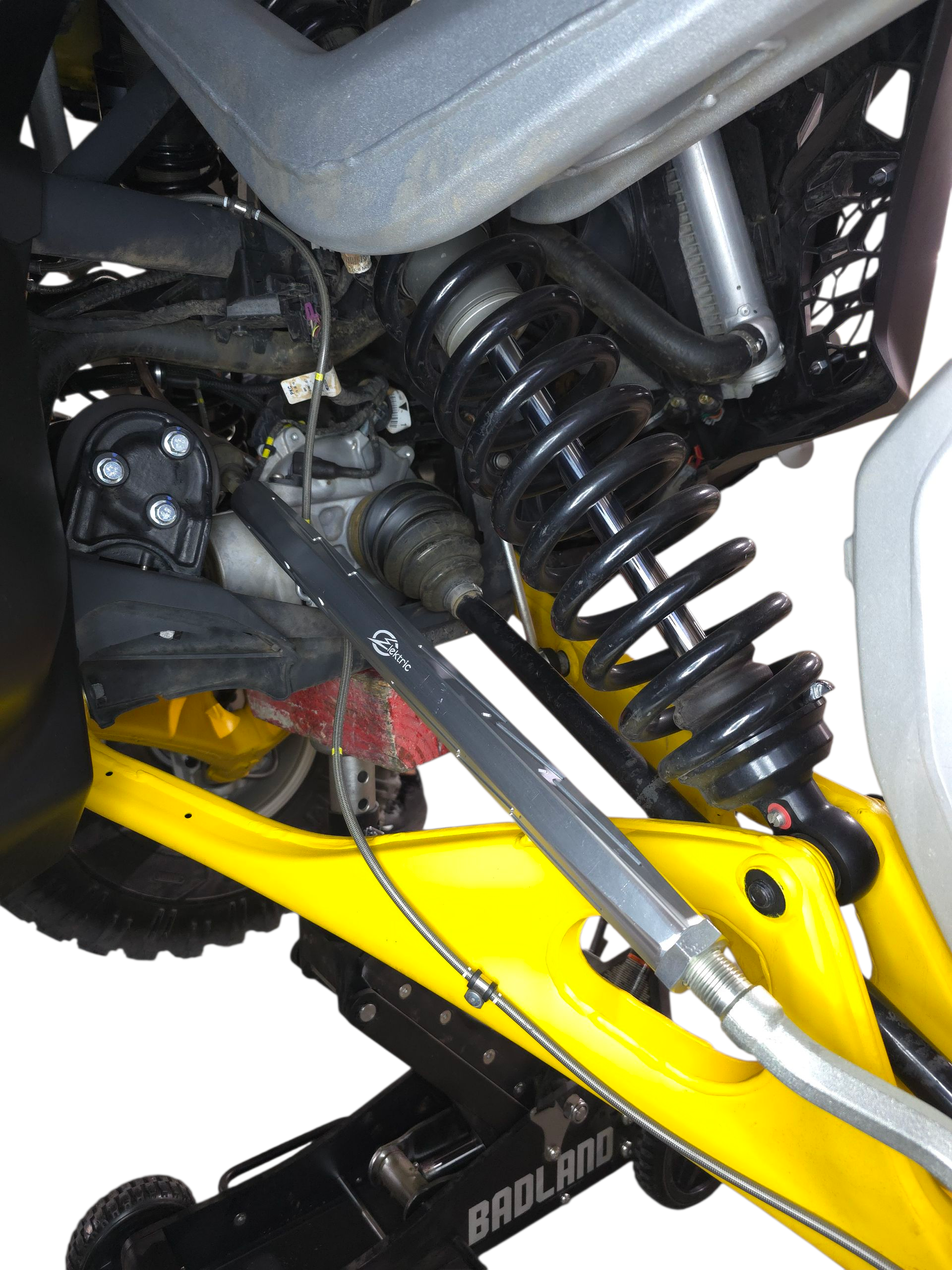 2024+ Can Am Maverick R Billet Tie Rods Anodized Clear