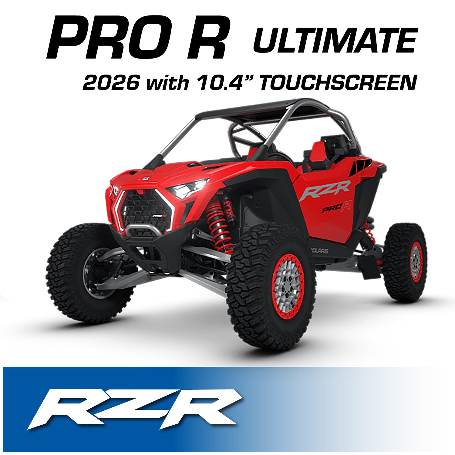 2026 Polaris RZR Pro R Ultimate – Complete Communication Kit with Bluetooth Intercom and 2-Way Radio (10.4″ Touchscreen Models Only) - STX Stereo Remote Head / G1 GMRS