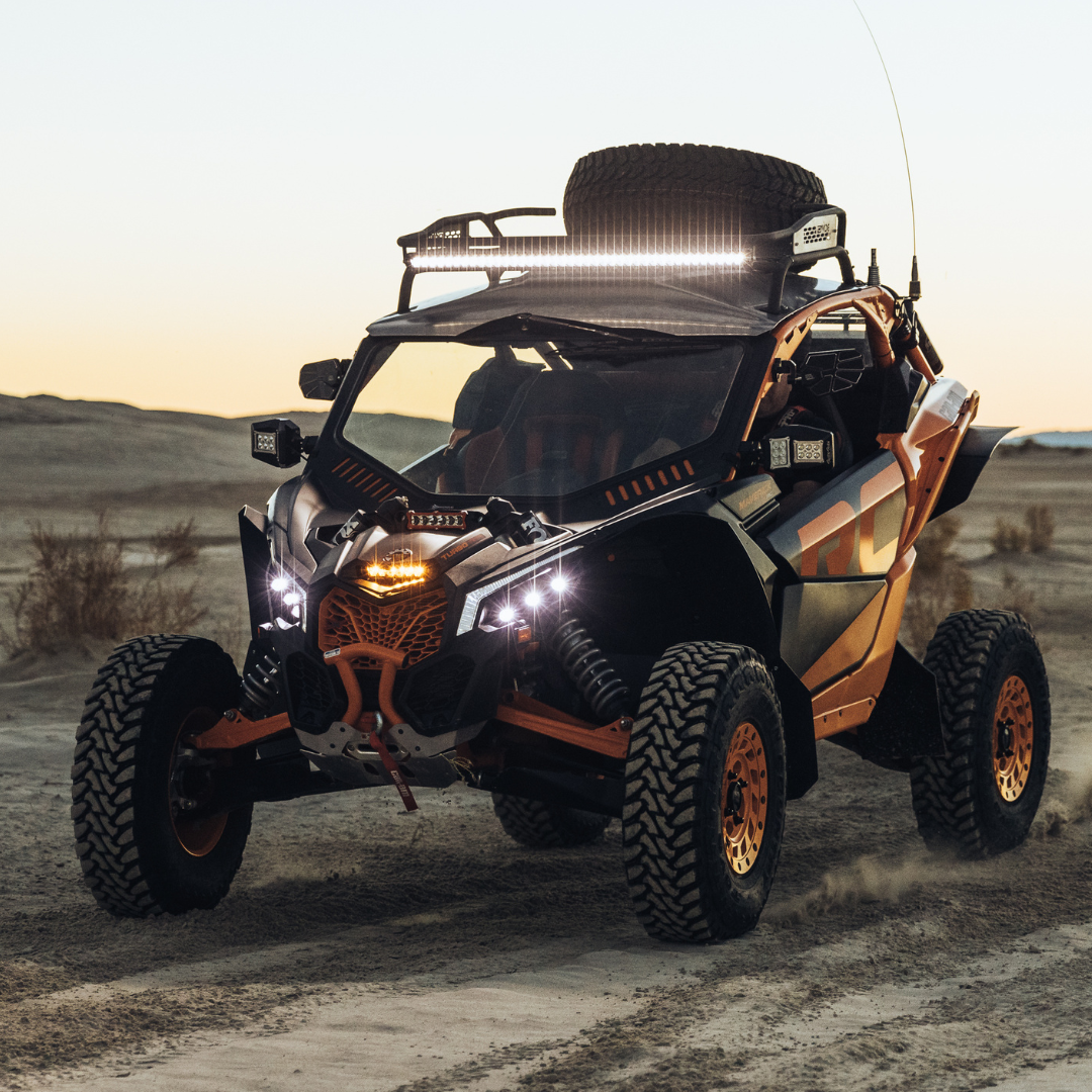 Can-Am Maverick X3 6 Inch Hood Scoop LED Light Bar