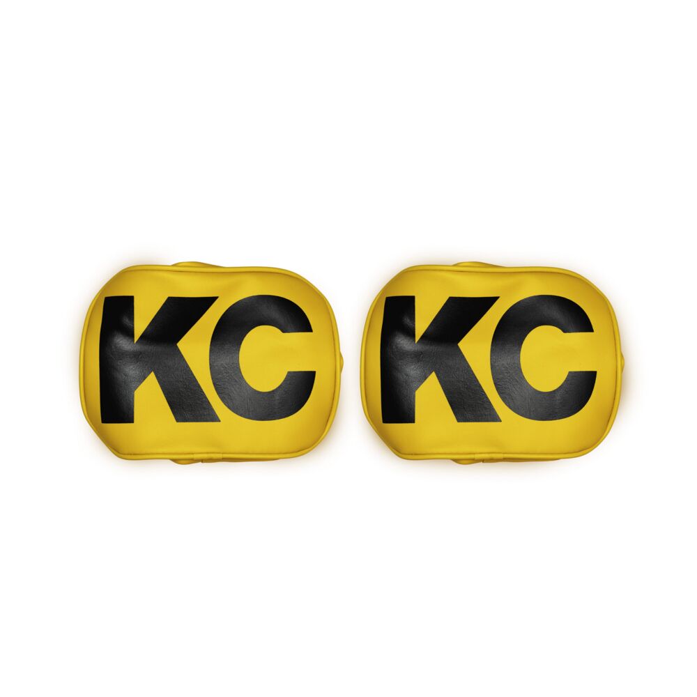 Cover; Retro 6x9" Rectangular Vinyl Yellow w/ Black KC Soft (pr) - # 5611