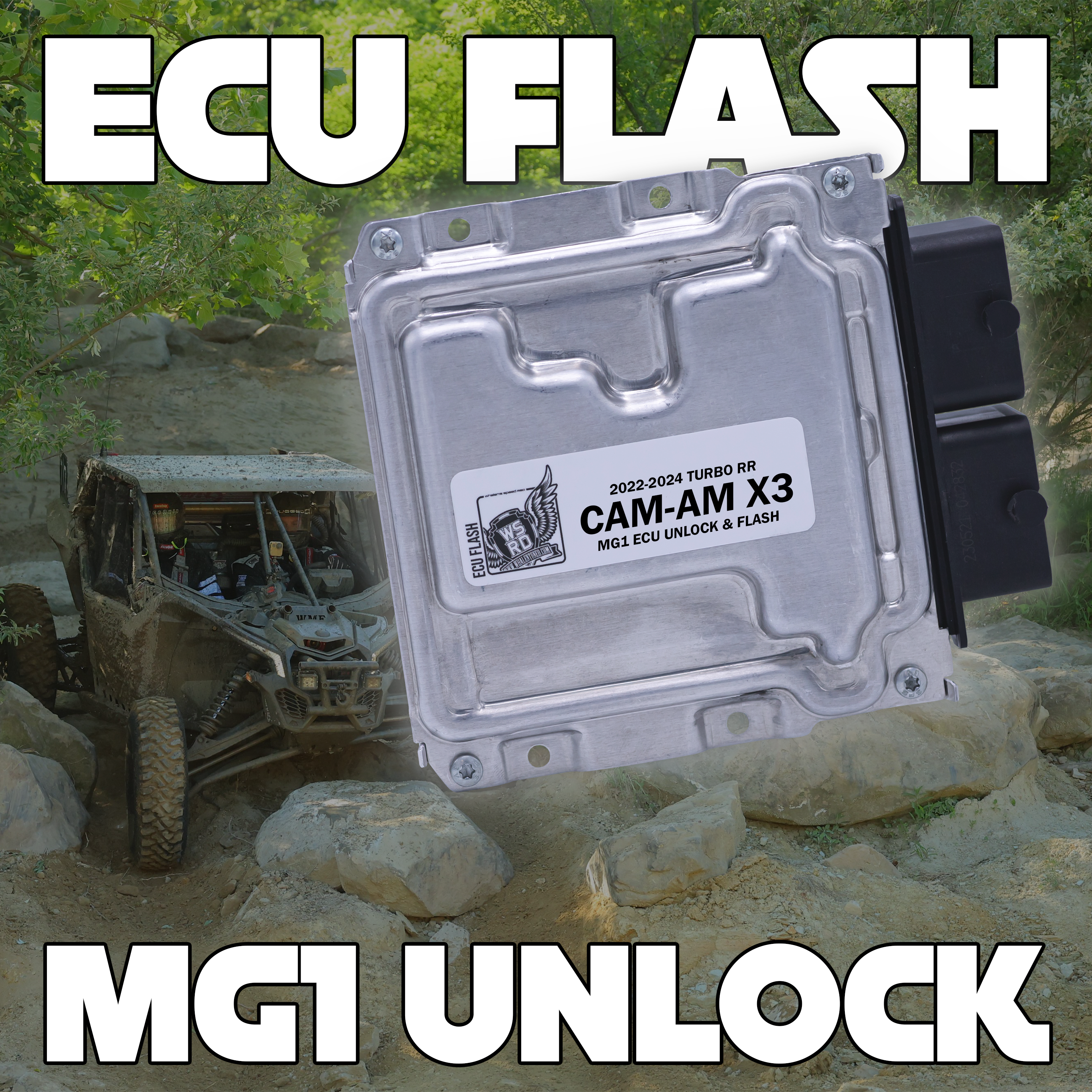 WSRD Stock Injector MG1 ECU Unlock & Flash | 2022-2025 Can-Am X3 Turbo RR (233HP-247HP)