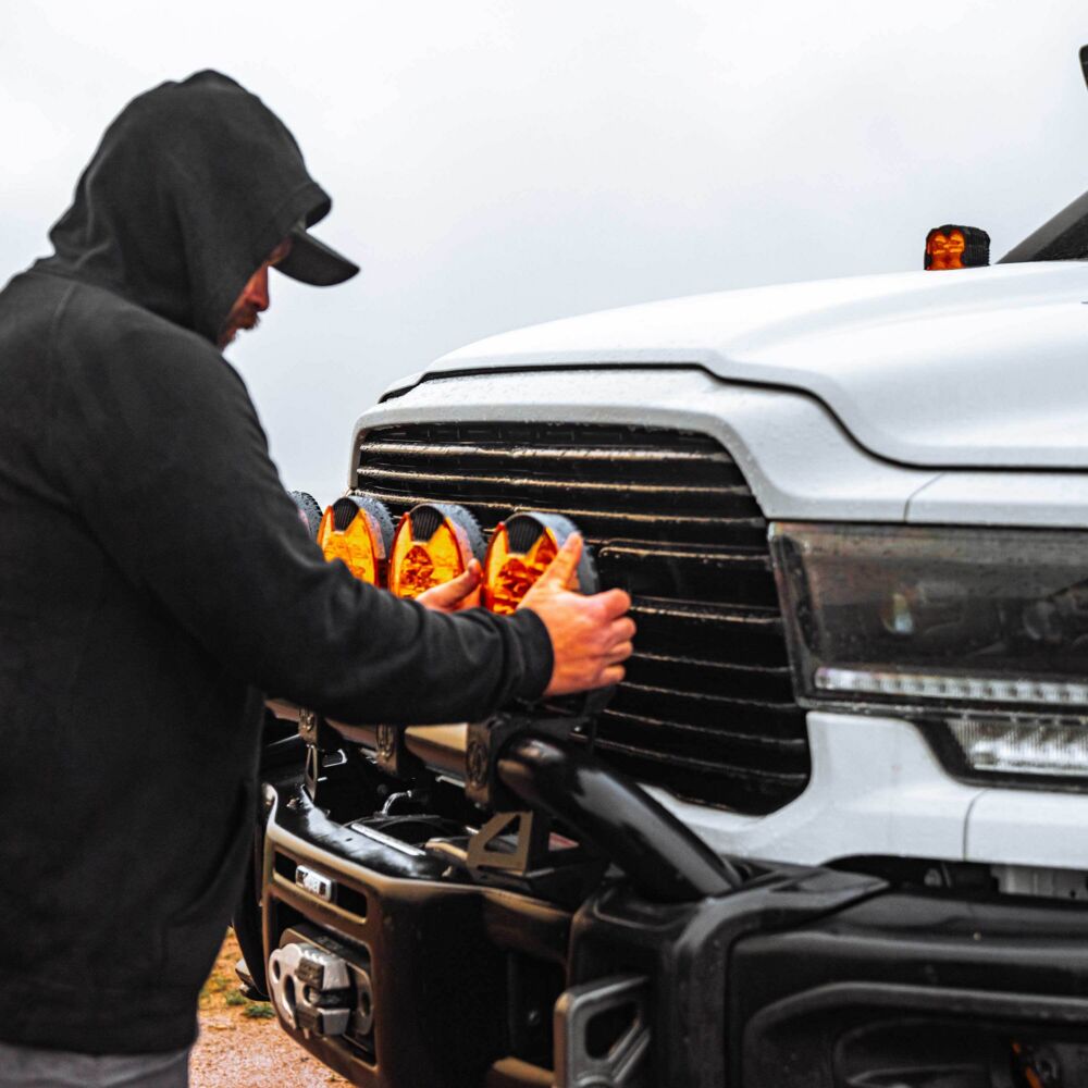 SlimLite® 8" LED - Light Shield - Amber - # 5208