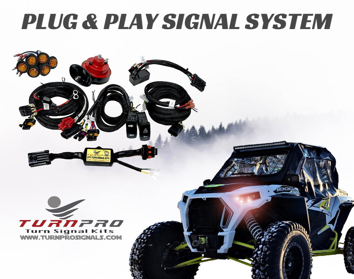 2016-24 Polaris Ranger Models Sequential Plug & Play Signal System