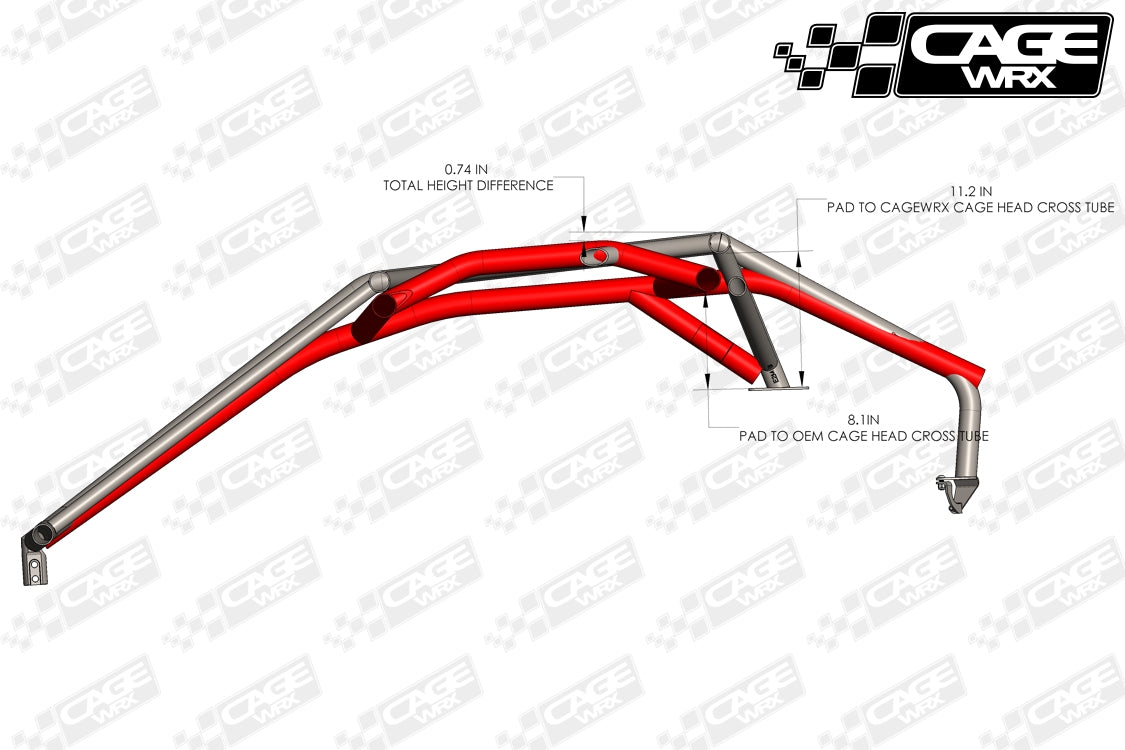 Can-Am Maverick R Roll Cage KIT | "BAJA SPEC"