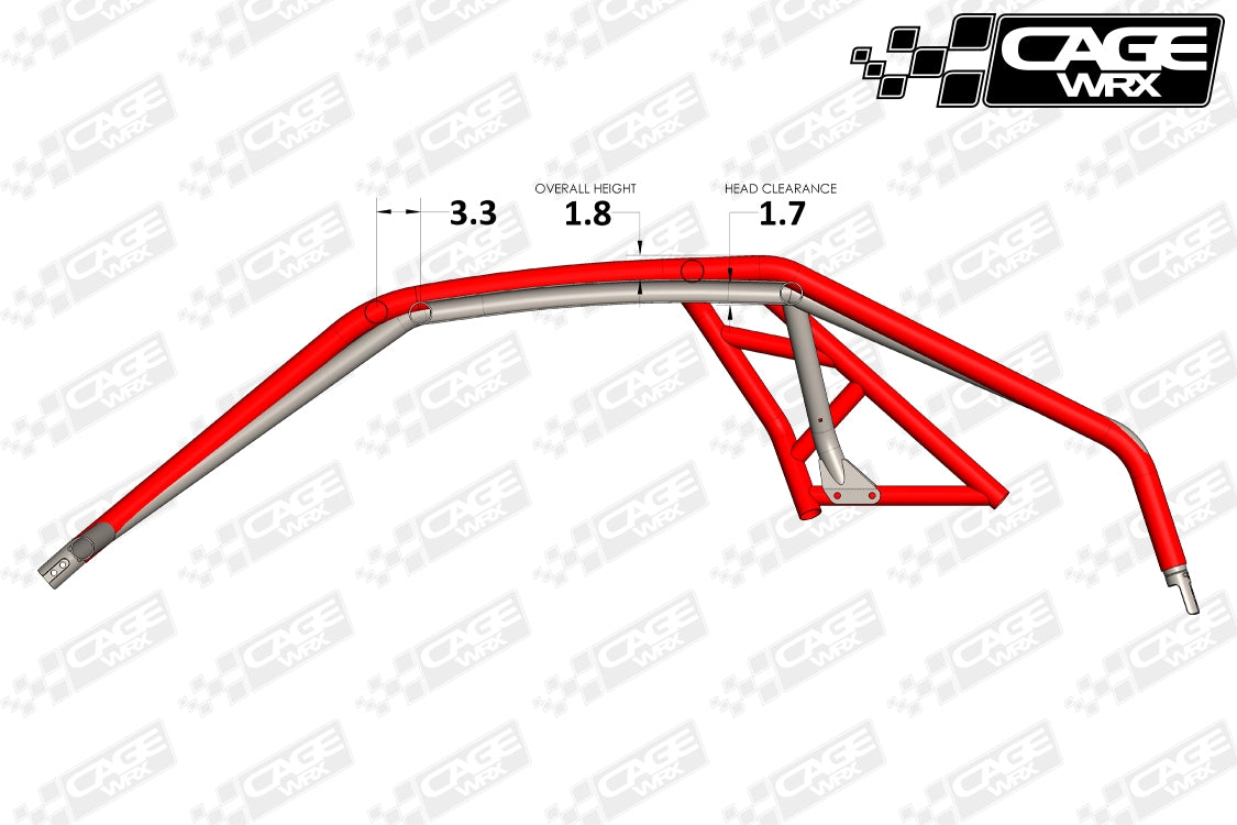 Polaris RZR Pro XP Roll Cage | ASSEMBLED | "SUPER SHORTY"