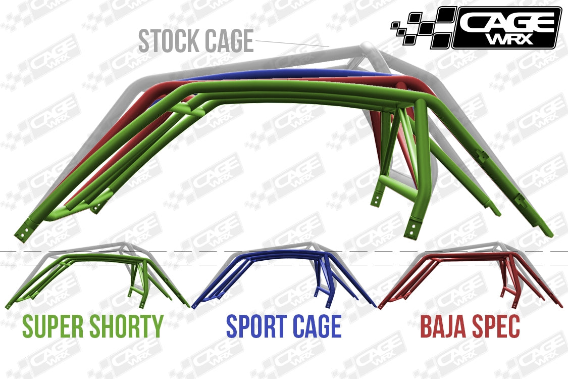 Polaris RZR XP / XP Turbo (2014-2018) Roll Cage | ASSEMBLED | "BAJA SPEC"