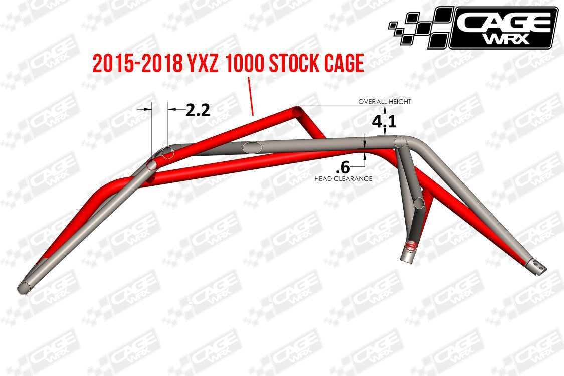 Yamaha YXZ 1000 Roll Cage | ASSEMBLED | "BAJA SPEC"