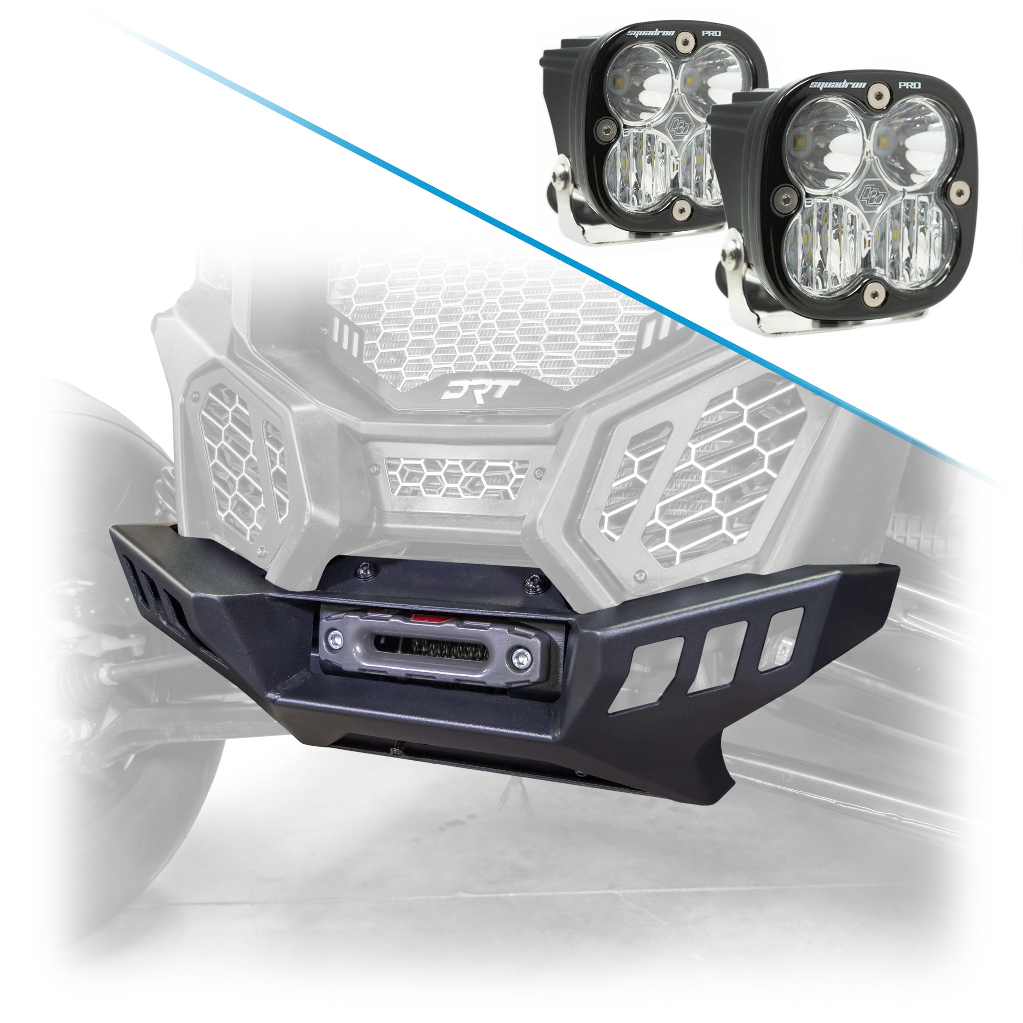 Upgraded Can-Am X3 bumper – guards against rocks and debris