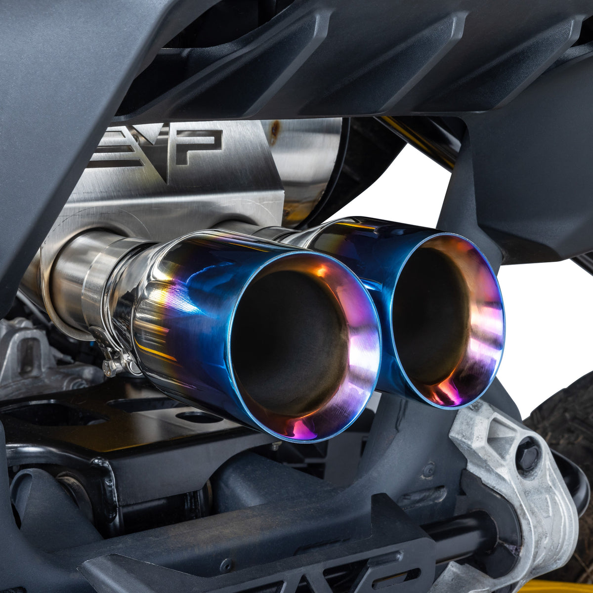Evolution Powersports - Exhaust - Replacement Tips for EVP Racing Can-Am Maverick R Dynamic Twin Exit & Captain's Choice Mufflers