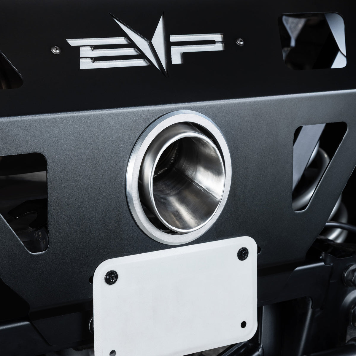 Evolution Powersports - Exhaust - EVP Center Exit Muffler With Rear Fascia for Ranger 1500